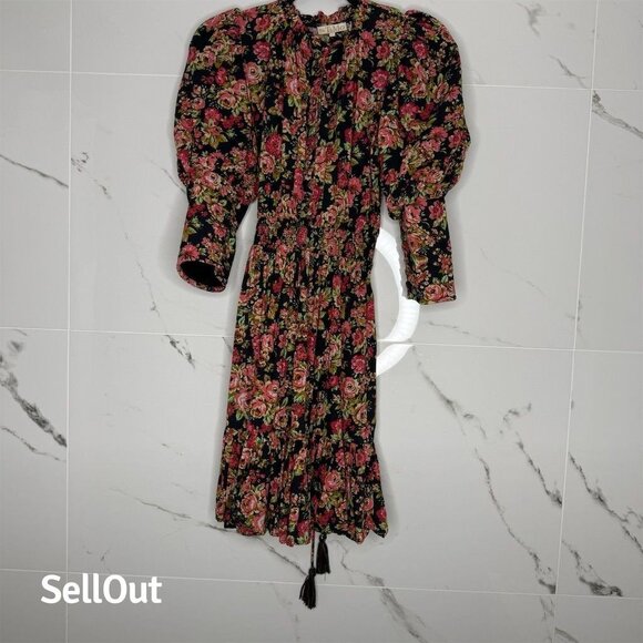 ByTiMo Women's Bohemian Floral Mini Dress Multicolor Size S - Picture 1 of 9